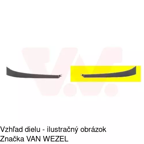 Lišta pod reflektorom 2306061J /POLCAR/ - obr. 1