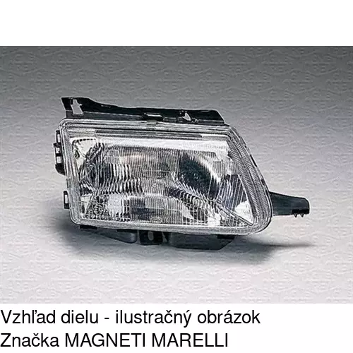 Hlavný reflektor 230609-E /POLCAR/ - obr. 1