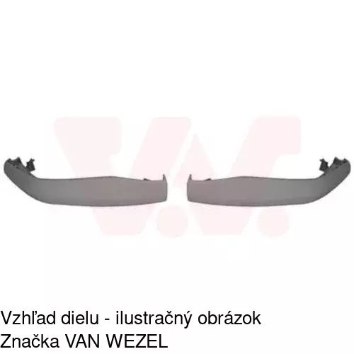 Spojler predného nárazníka 230825-7 /POLCAR/ - obr. 1