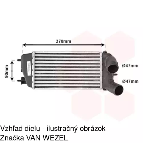 Chladiče vzduchu (Intercoolery) 2315J81X /POLCAR/ - obr. 2
