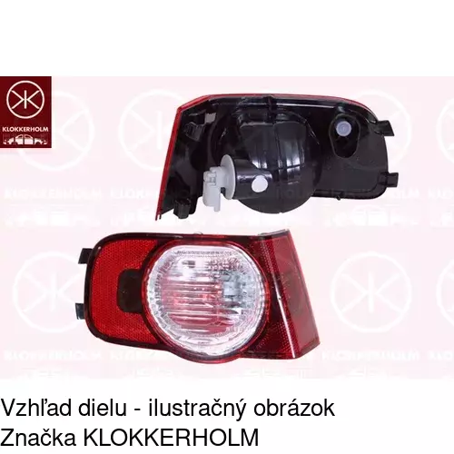 Svetlo spiatočky POLCAR 2317881V