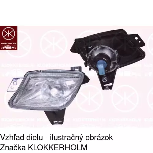 Hmlové svetlo - predné 2325292E /POLCAR/ - obr. 1