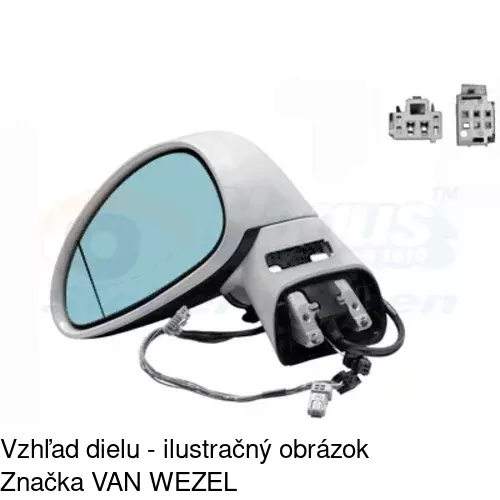 Vonkajšie zrkadlo 2329514E /POLCAR/ - obr. 2