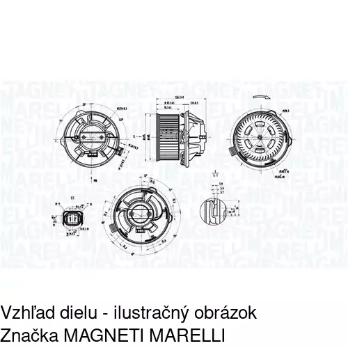 Ventilátory kúrenia POLCAR 2332NU2X