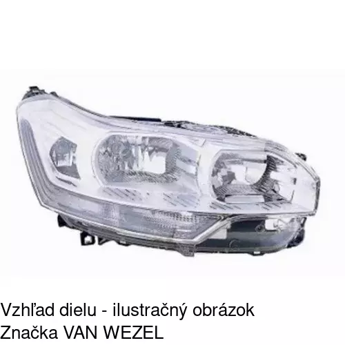 Hlavný reflektor 233410-E /POLCAR/ - obr. 5