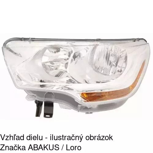 Hlavný reflektor 233810-E /POLCAR/ - obr. 5