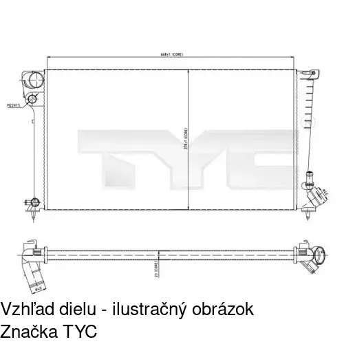 Chladiče vody POLCAR 235008A7