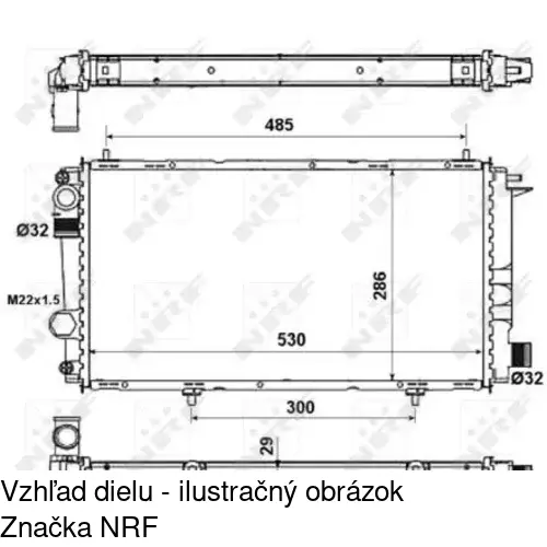 Chladiče vody 239008-5 /POLCAR/ - obr. 3