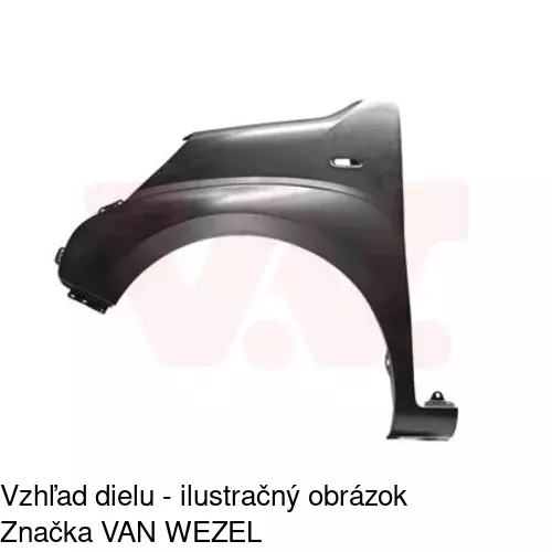 Predný blatník 239101 /POLCAR/ - obr. 3