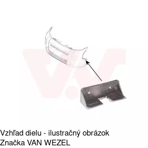 Držiak nárazníka 239107-7 /POLCAR/ - obr. 1