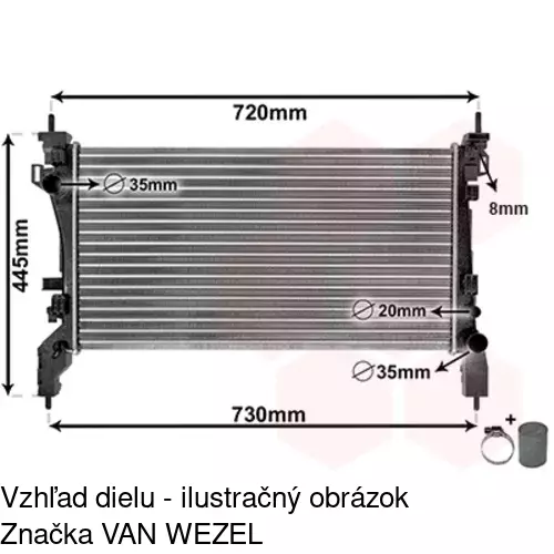 Chladiče vody 239108A3 /POLCAR/ - obr. 5