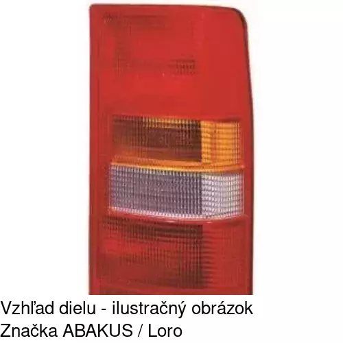 Zadné svetlo 2395880E /POLCAR/ - obr. 4