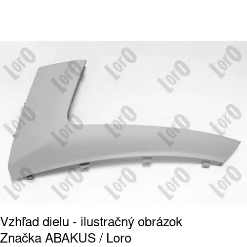 Lišta pod reflektorom 239706-1 /POLCAR/