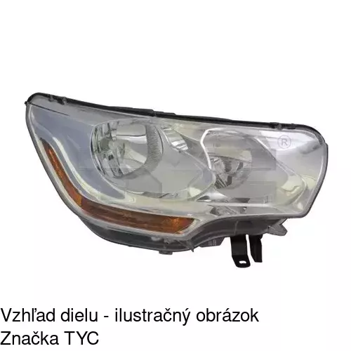 Hlavný reflektor POLCAR 23C109-E