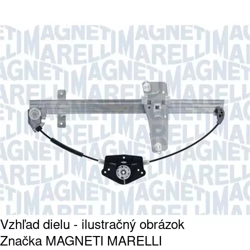 Elektrický mechanizmus okna dverí 2406PSE1 /POLCAR/ - obr. 1