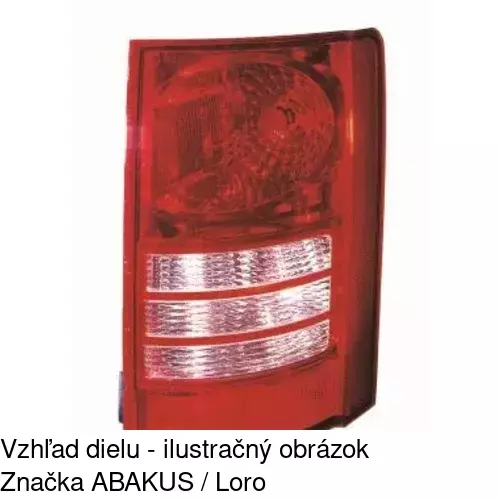 Zadné svetlo POLCAR 242287-1