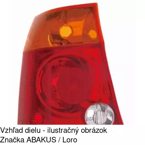 Zadné svetlo POLCAR 246088