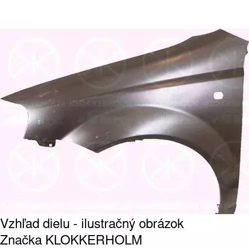 Predný blatník POLCAR 250002