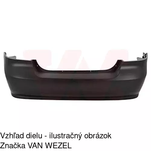 Zadný nárazník 250496 /POLCAR/ - obr. 1
