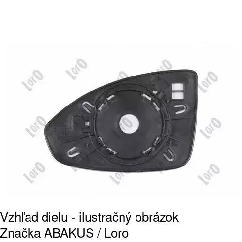 Vonkajšie zrkadlo 2508525S /POLCAR/ - obr. 2