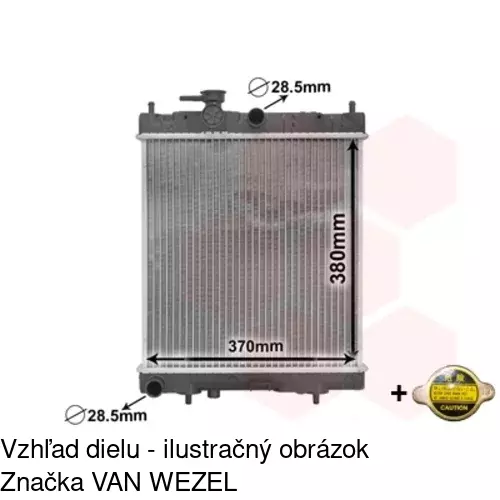 Chladiče vody 2705081K /POLCAR/ - obr. 2
