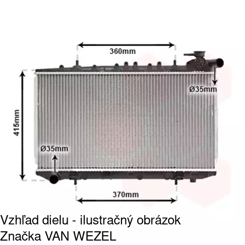 Chladiče vody 272808-3 /POLCAR/ - obr. 1