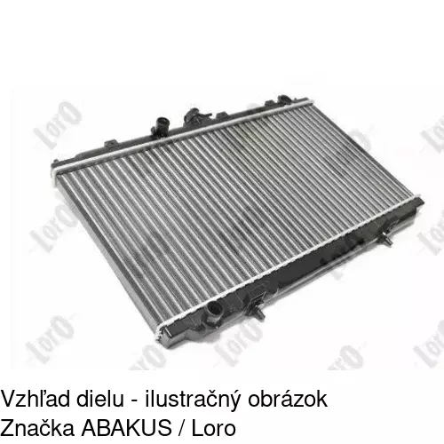 Chladiče vody 2734084K /POLCAR/ - obr. 2