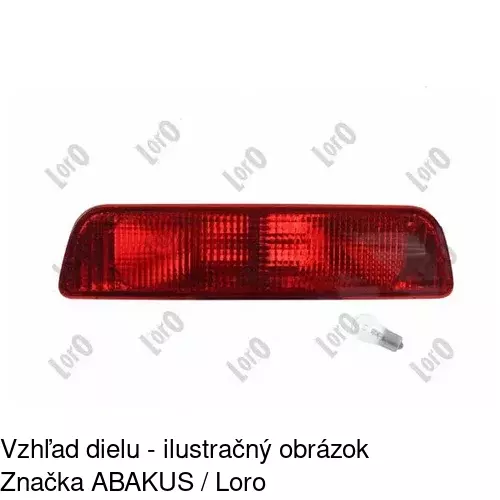 Hmlové svetlo - zadné 275997-E /POLCAR/ - obr. 2