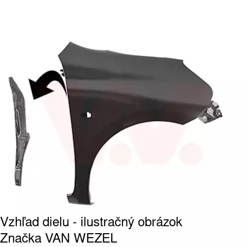 Predný blatník 27B102 /POLCAR/ - obr. 1
