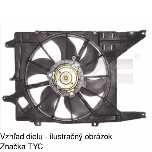 Ventilátory chladičov 280023W3 /POLCAR/ - obr. 2