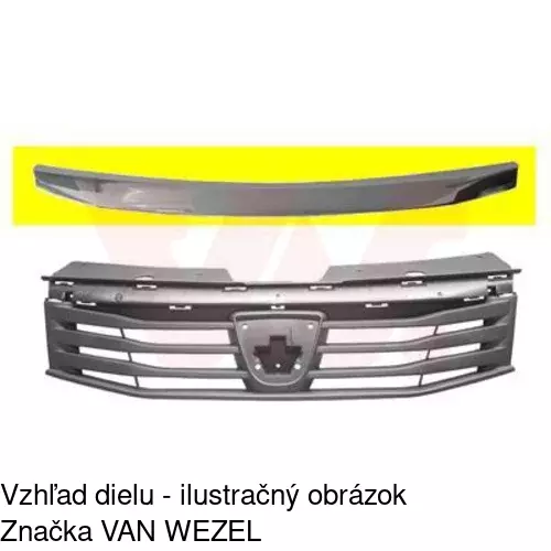 Lišta masky 280505-2 /POLCAR/ - obr. 1