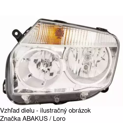 Hlavný reflektor 282009-E /POLCAR/ - obr. 3