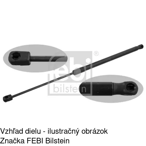 Plynová pružina 2820AS /POLCAR/ - obr. 2