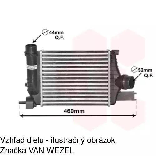 Chladiče vzduchu (Intercoolery) 2820J8-1 /POLCAR/ - obr. 3
