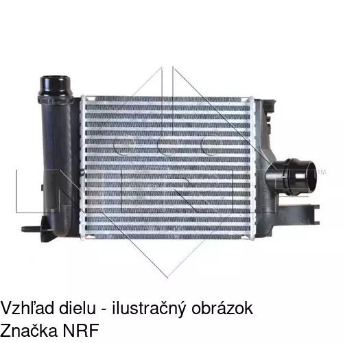 Chladiče vzduchu (Intercoolery) 28B1J8-1 /POLCAR/ - obr. 2