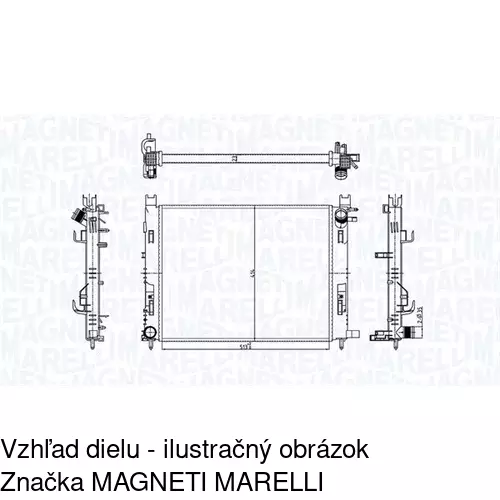 Chladiče vody 28M108A1 /POLCAR/ - obr. 1