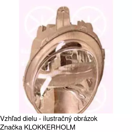 Hlavný reflektor 2903090E /POLCAR/ - obr. 1