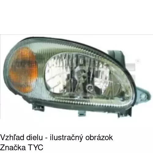 Hlavný reflektor POLCAR 2912097E