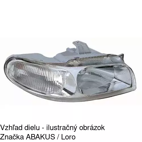Hlavný reflektor 292210-E /POLCAR/ - obr. 1