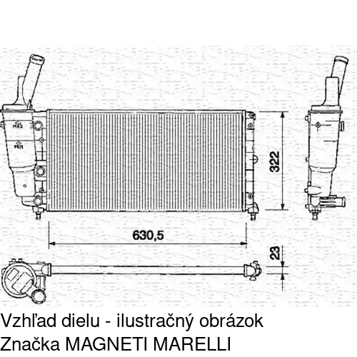 Chladiče vody POLCAR 3017080X