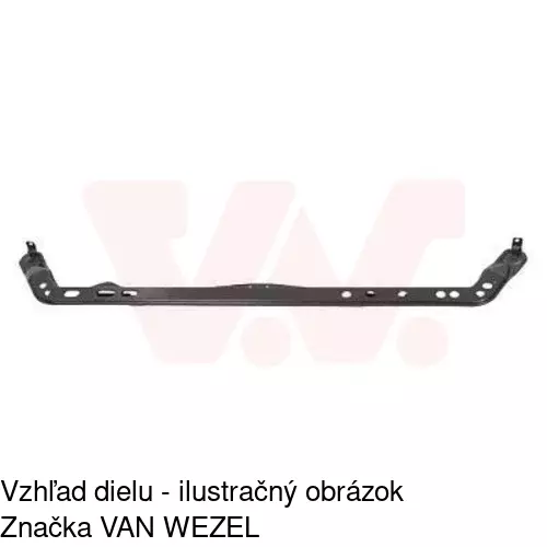 Dolný nosník predného čela 301724 /POLCAR/ - obr. 1