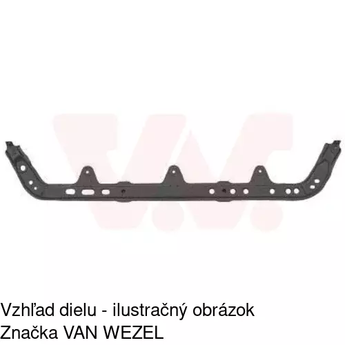 Dolný nosník predného čela 302224 /POLCAR/ - obr. 1