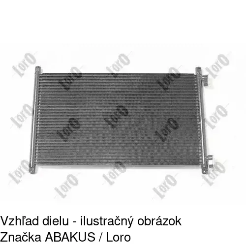 Chladiče klimatizácie 3022K82X /POLCAR/ - obr. 3