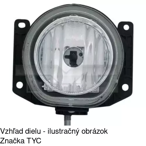 Hmlové svetlo - predné POLCAR 302529-U