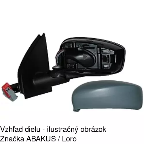Vonkajšie zrkadlo 3030524M /POLCAR/ - obr. 5