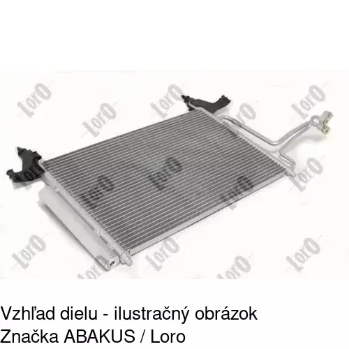 Chladiče klimatizácie 3030K8C1 /POLCAR/ - obr. 2