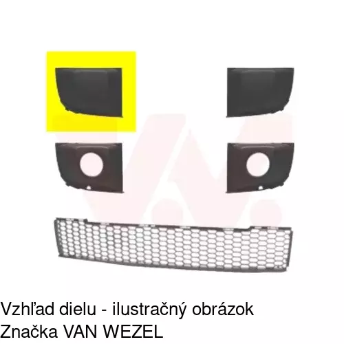 Kryt v nárazníku 303527-2 /POLCAR/ - obr. 1