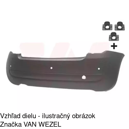 Zadný nárazník 303596-2 /POLCAR/ - obr. 2