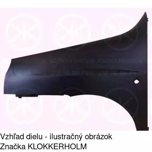 Predný blatník 304002 /POLCAR/ - obr. 1