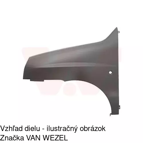 Predný blatník 304002 /POLCAR/ - obr. 2